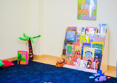 A Safari Kid reading area.